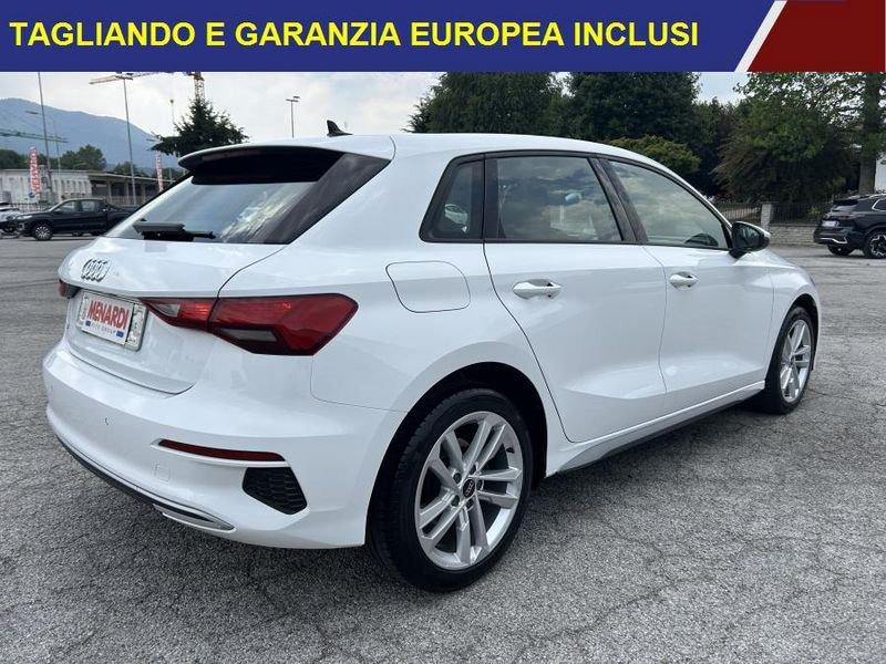 Audi A3 SPB 35 TFSI 150CV Sport Advanced ECCELLENTI CONDIZIONI