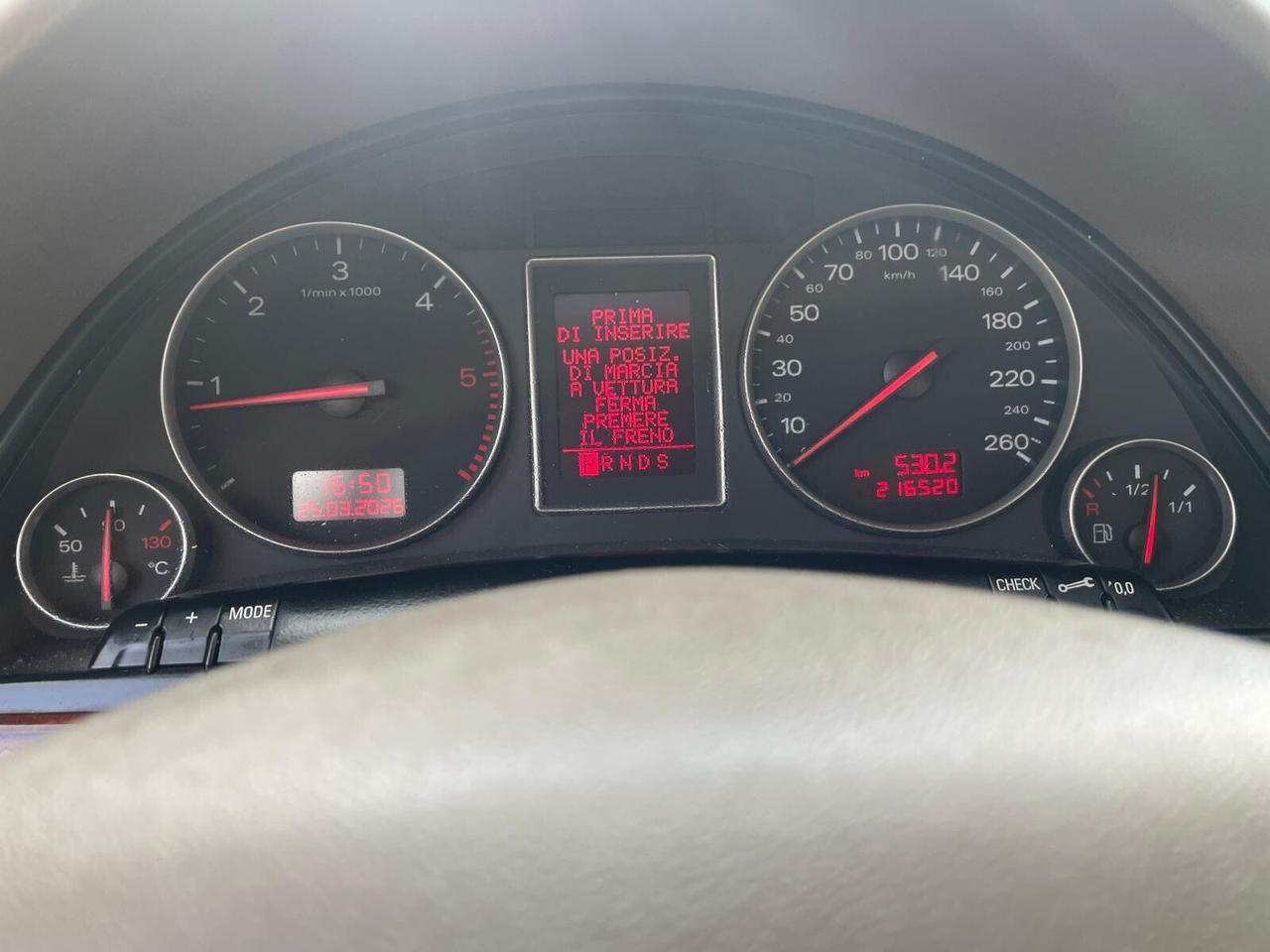 Audi A4 2.5 V6 TDI/180 CV cat quattro Automatica