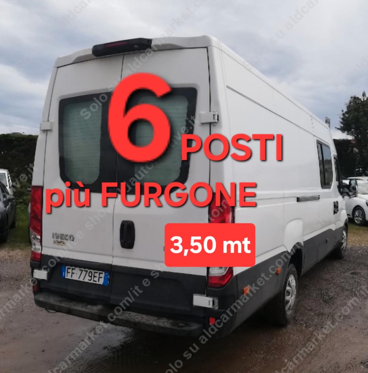 IVECO DAILY 35S15 PASSO 4100 FURGONE 6 POSTI