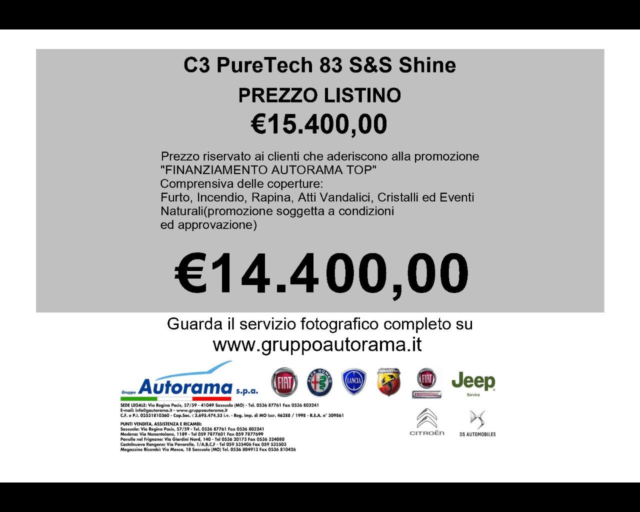CITROEN C3 3ª serie C3 PureTech 83 S&S Shine