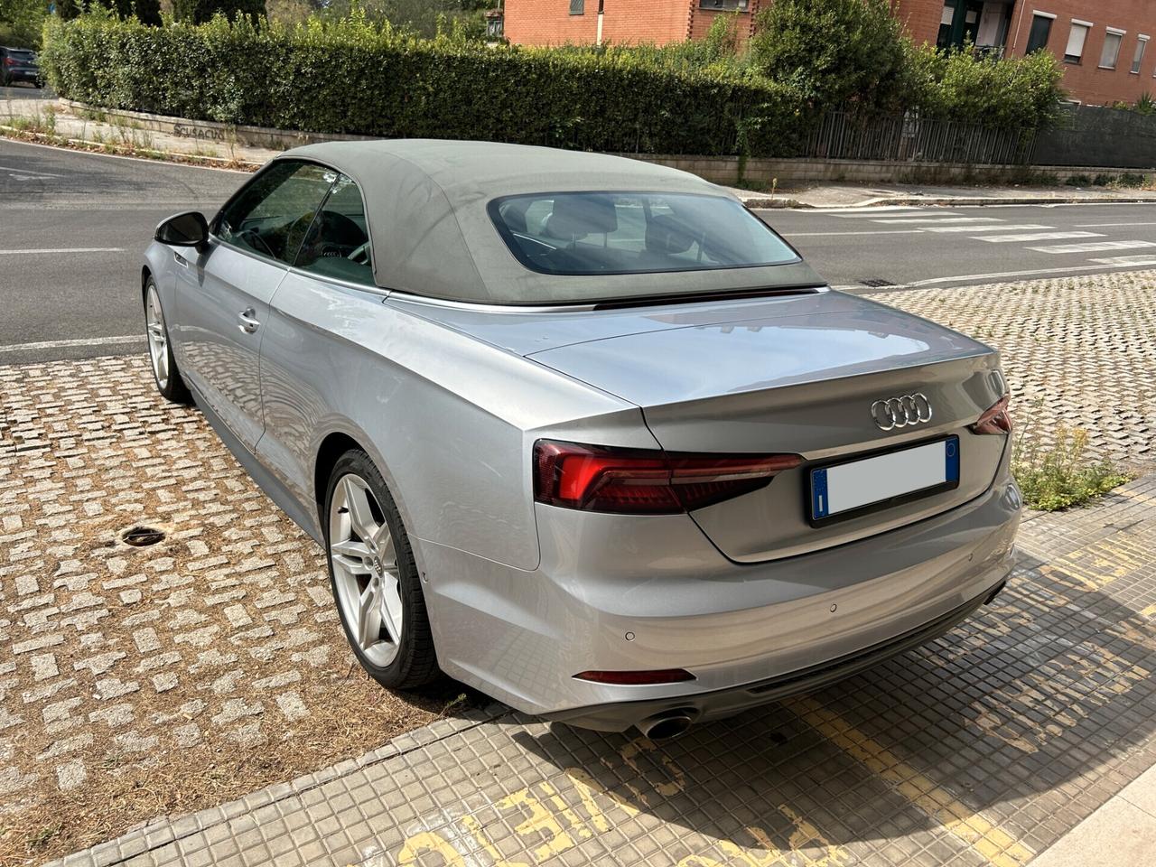 Audi A5 Cabrio 2.0 S.Line S tronic Tagliandi Audi Hybrid Air Scarf Navi Led Retrocam.