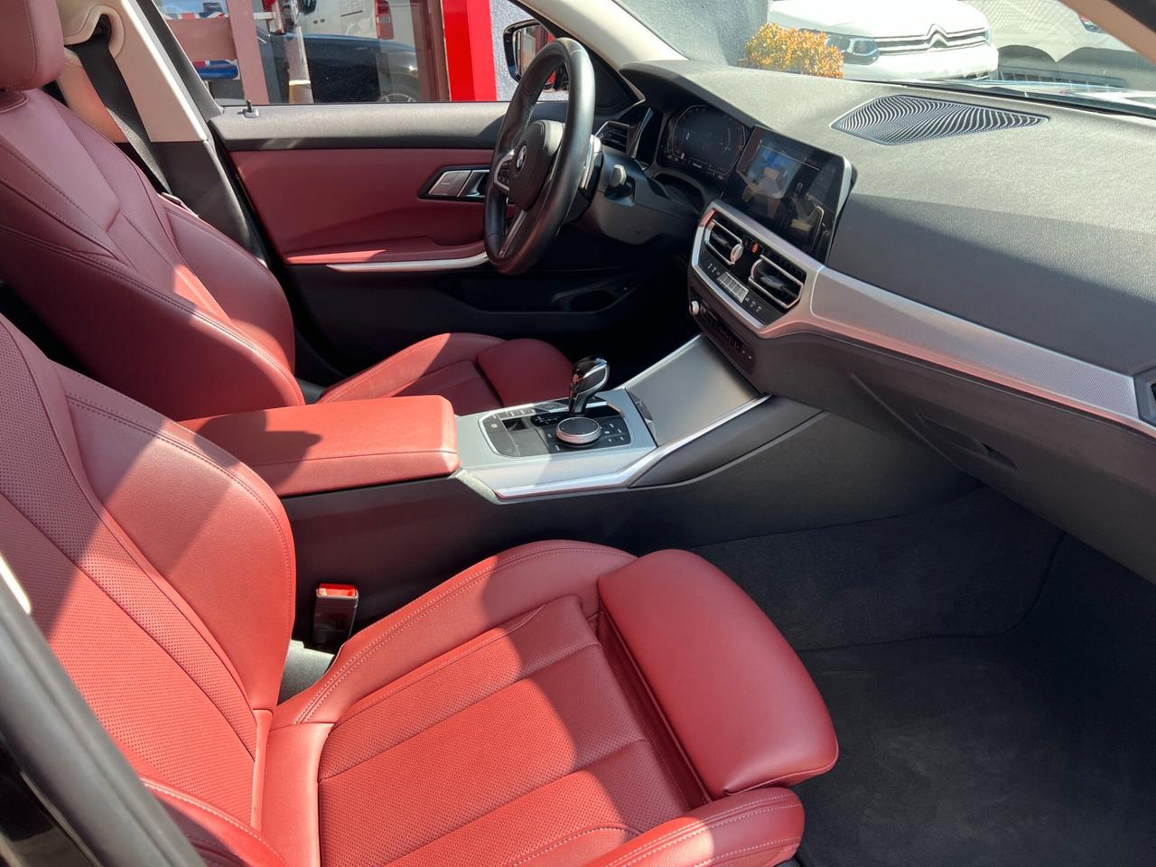Bmw 320d Sport Automatica Pelle Rossa Berlina