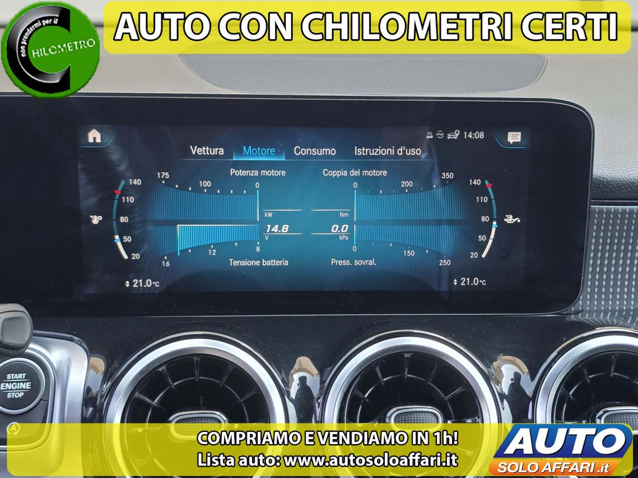 Mercedes GLB 200 d SPORT UNIPROPRIETARIO EU6D 81.000KM 2021 PREZZO VERO, NO VINCOLI!
