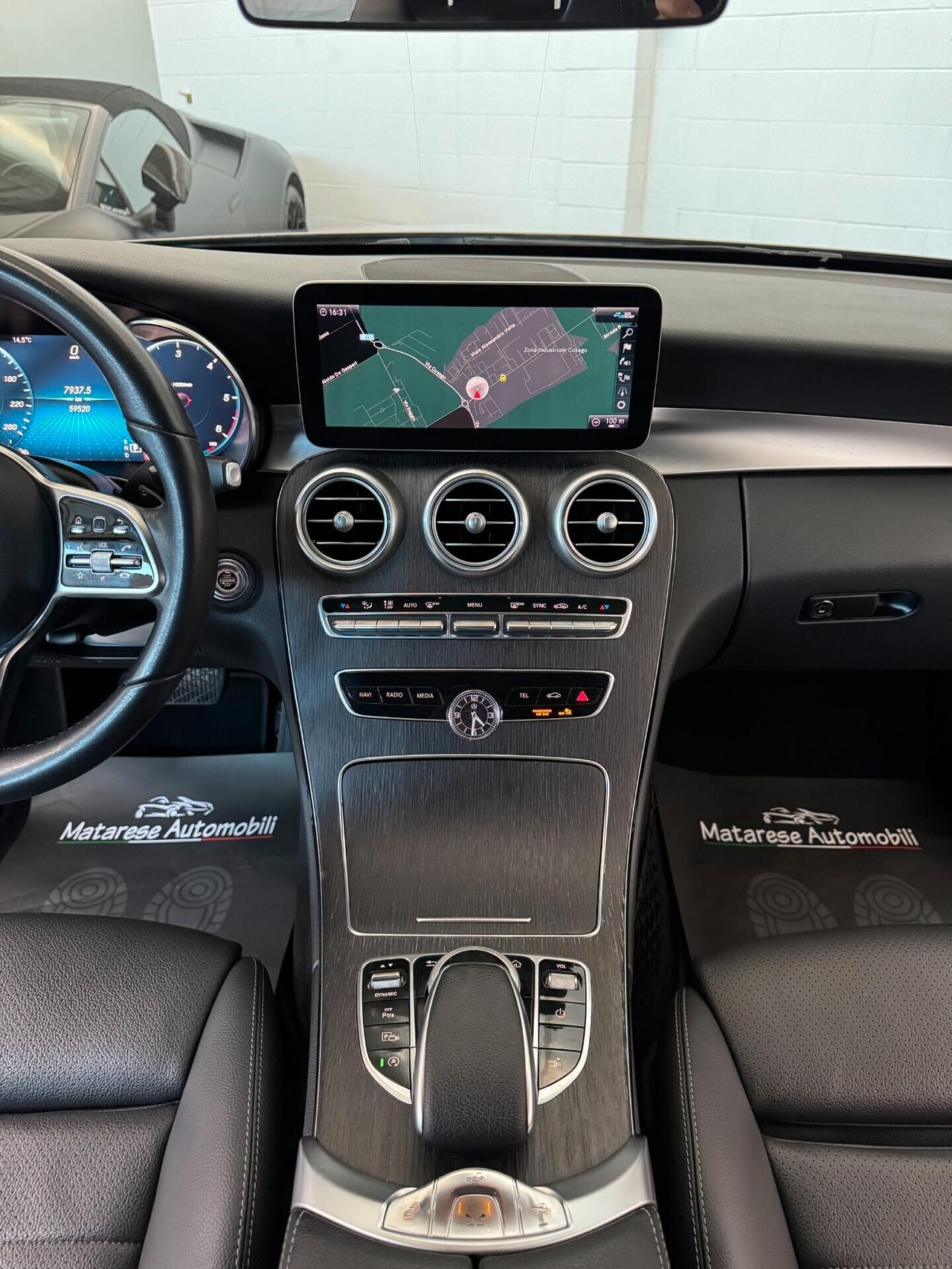 Mercedes-Benz C 220 Cabrio FullLed Burmaster 1Proprietario Certificata