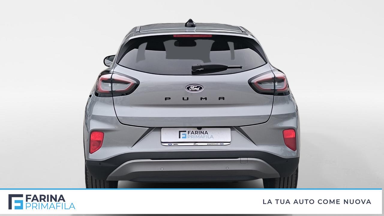 FORD Puma Titanium 1.0 EcoBoost Hybrid 125CVTrasmissione manuale a 6 rapporti Trazione anteriore