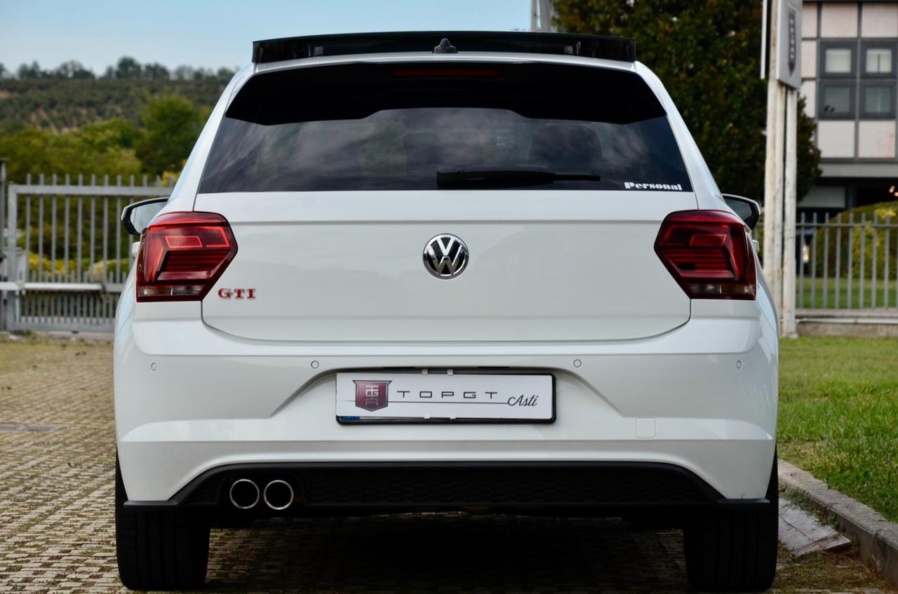 VOLKSWAGEN POLO GTI 5p 2.0 TSI 200cv DSG, UFF ITALIANA, TETTO, EURO 6D, FARI LED, APPLE ANDROID, PERMUTE