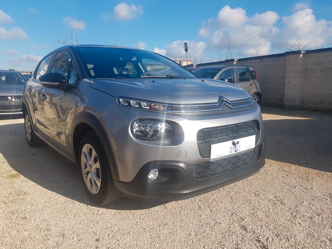 Citroen C3 1.2 Feel 83 cv Navy Led Sensori Cruise Connettivita'