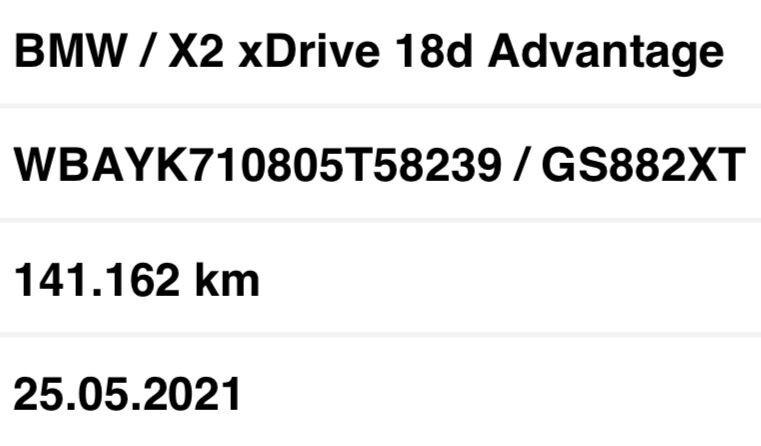 Bmw X2 XDRIVE 150CV ADVANTAGE