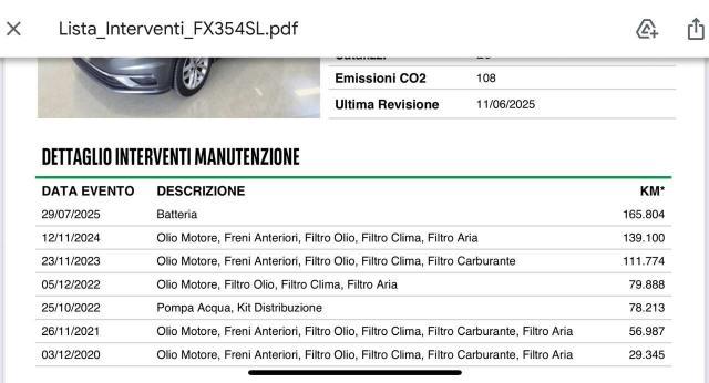 Volkswagen Golf 7.5 Euro 6D-Temp * Cinghia fatta *5p 1.6 tdi 115cv
