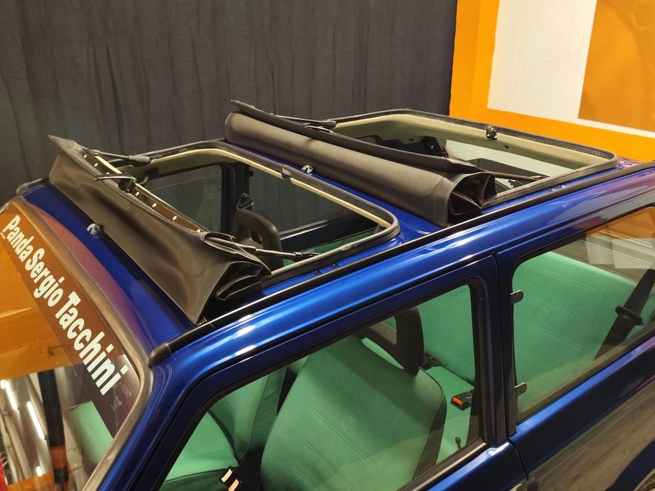 STRAORDINARIA FIAT PANDA SERGIO TACCHINI 750 FIRE, UNICO PROPRIETARIO CON SOLI 46.308 KM CON TETTO APRIBILE