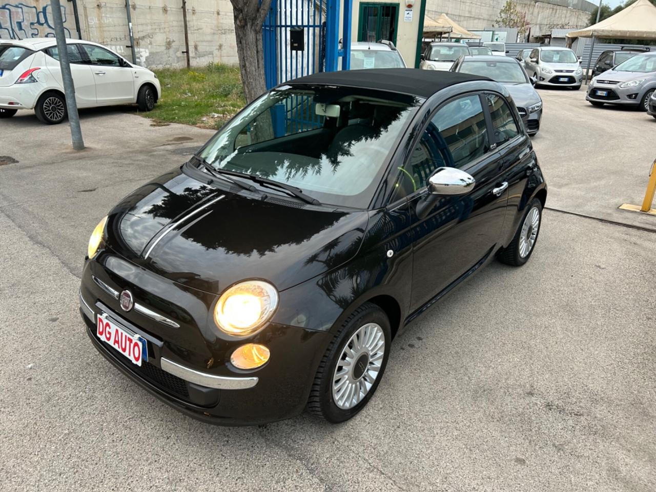 Fiat 500 1.2 benzina Lounge cabrio 70 cv 2012