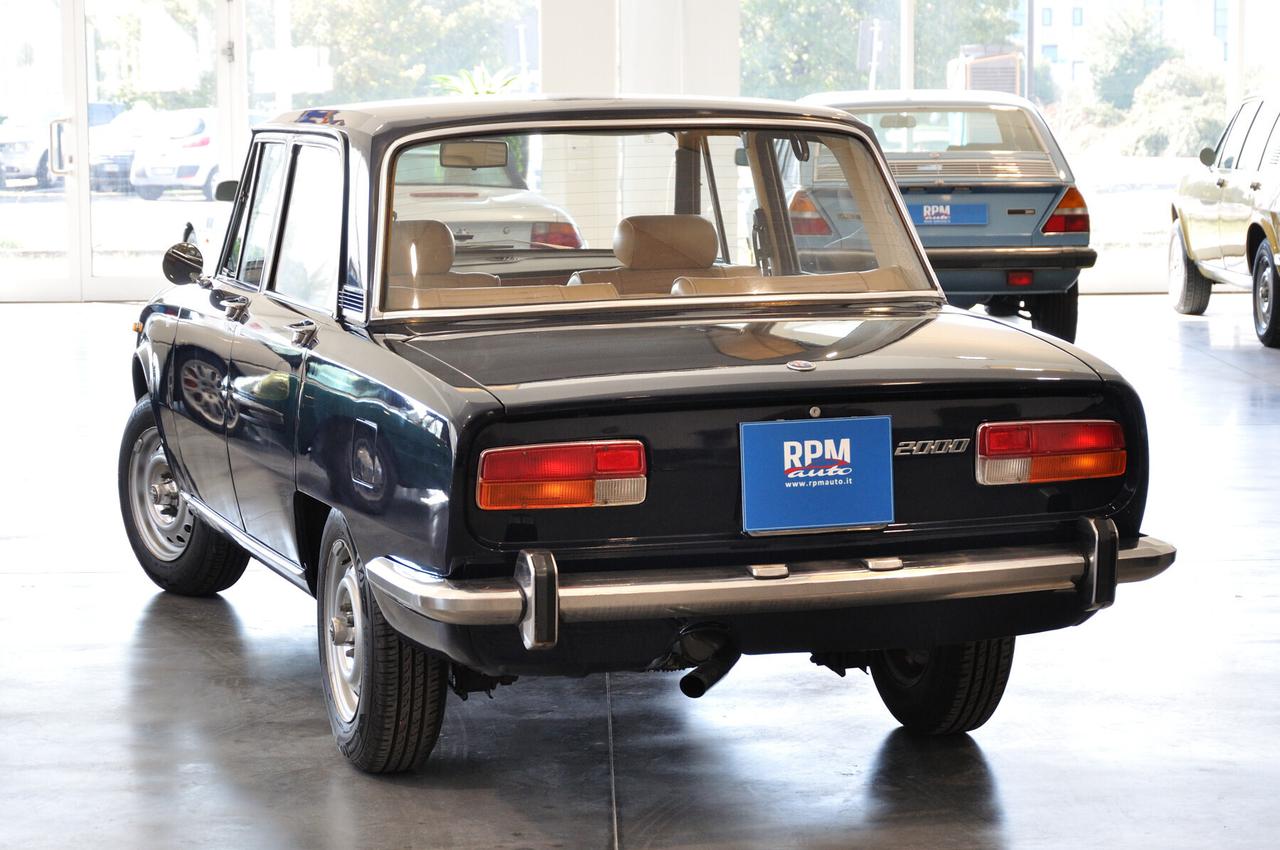 Alfa Romeo 2000 tipo 105.12 Conservata Omologata RIAR