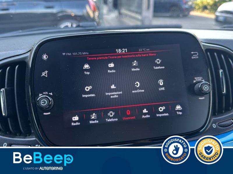 FIAT 500 1.0 HYBRID SPORT 70CV