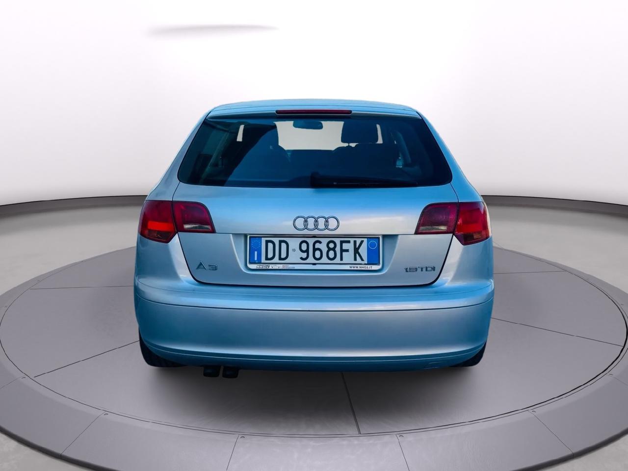 Audi A3 SPB 1.9 TDI anno 2008 ottimo stato garanzia 12 mesi