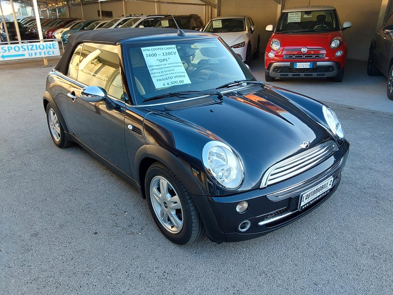 Mini 1.6 110 CV Cooper Cabrio GPL Cambio Automatico