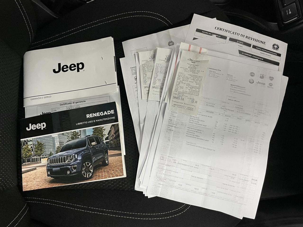 Jeep Renegade 1.0 T3 120 CV GPL LIMITED 2 PDC ACC TAGLIANDATA