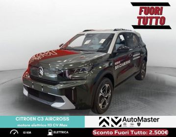 Citroën C3 Aircross C3 Aircross motore elettrico 113 CV Max