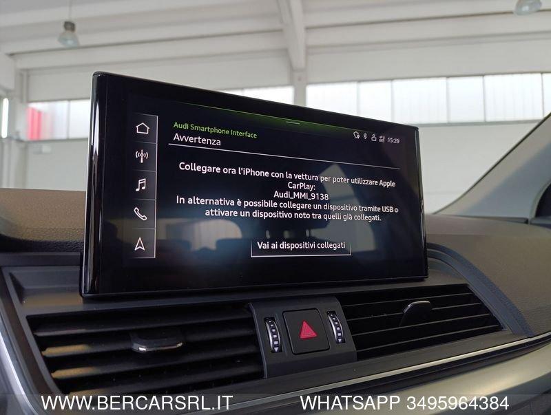 Audi Q5 40 TDI 204 CV quattro S tronic Business Advanced*VIRTUAL COCKPIT PLUS*SEDILI IN PELLE*VOLANTE MULTIF