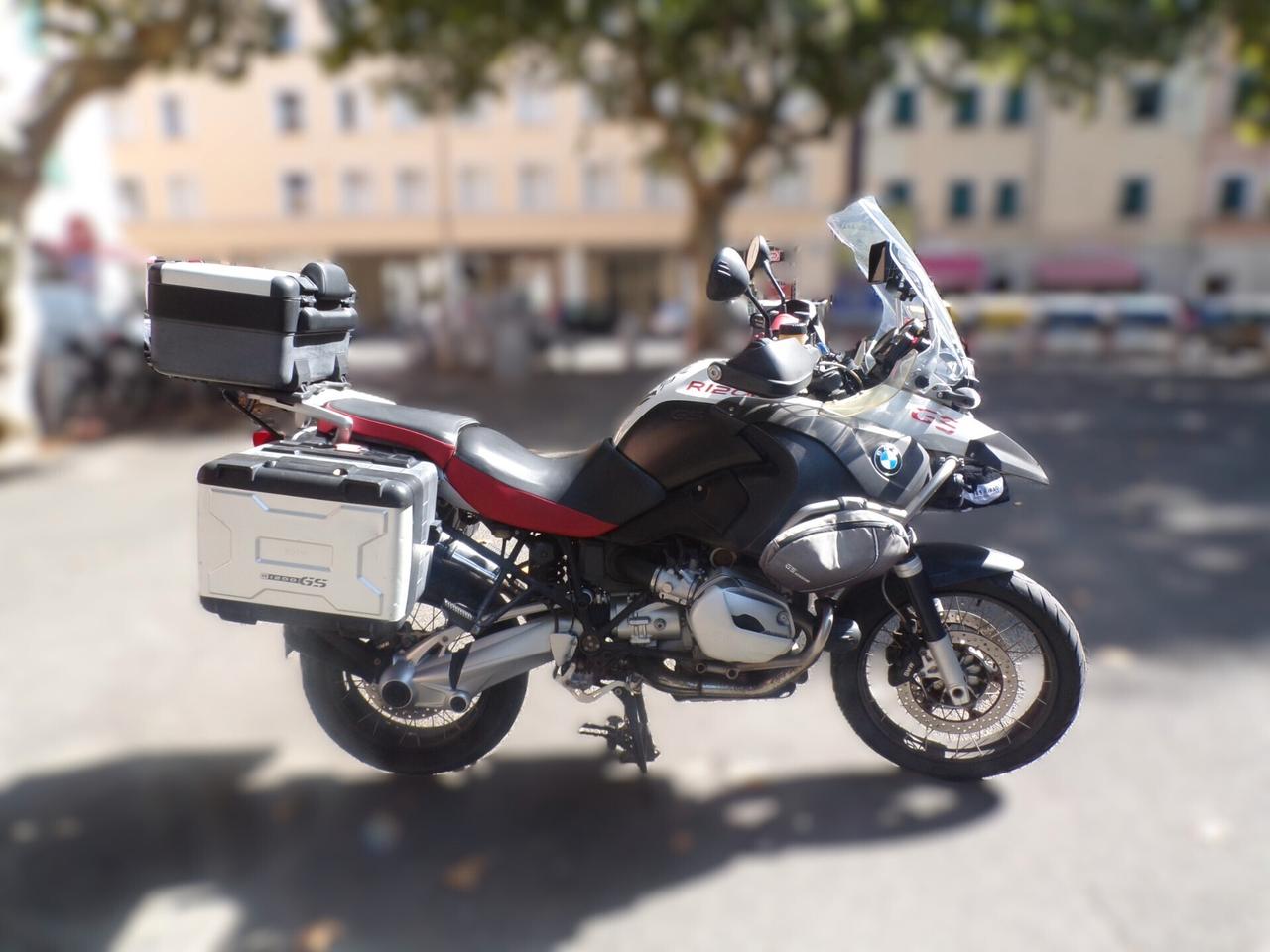 Bmw R 1200 GS Adventure DAKAR | TRIS BORSE ORIGINALI FARO ANT. A LED NAVI 4 FARETTI PROFONDITA'