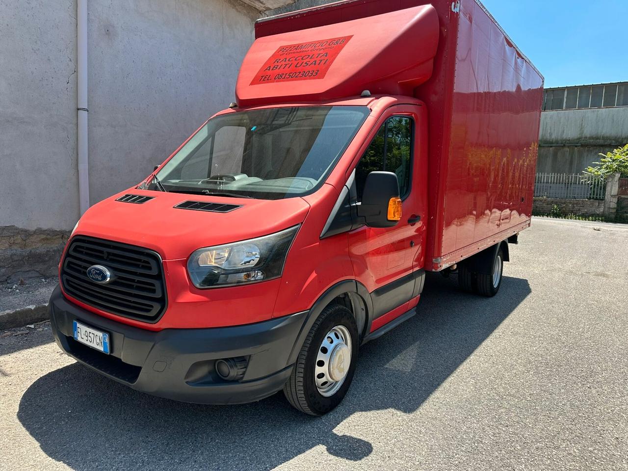 FORD TRANSIT 2.0 TDI EURO6 130 CV CASSONE IN LEGA