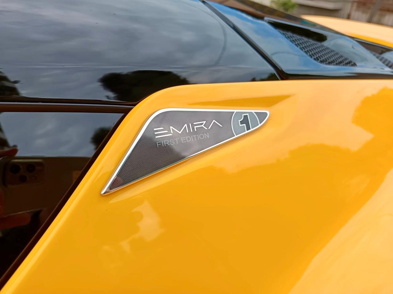 Lotus Emira V6 FIRST EDITION AUTOMATICA *16.500 KM *, UFF., UNICOPROP., TAGLIANDATA