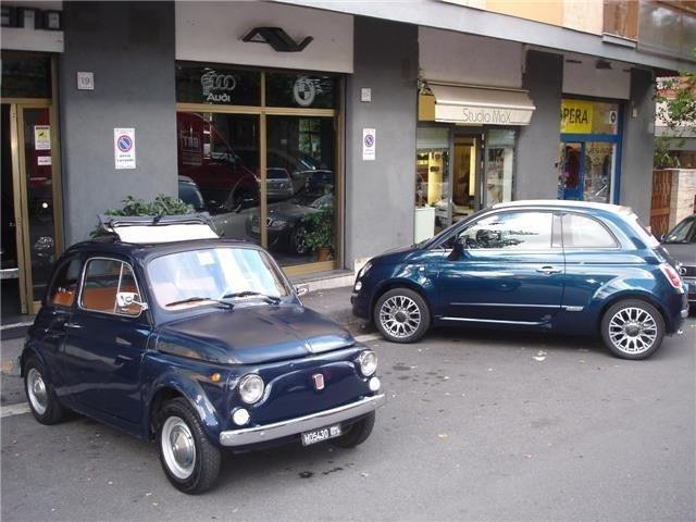 FIAT 500 F " ASI"-TARGA ORIGINALE--