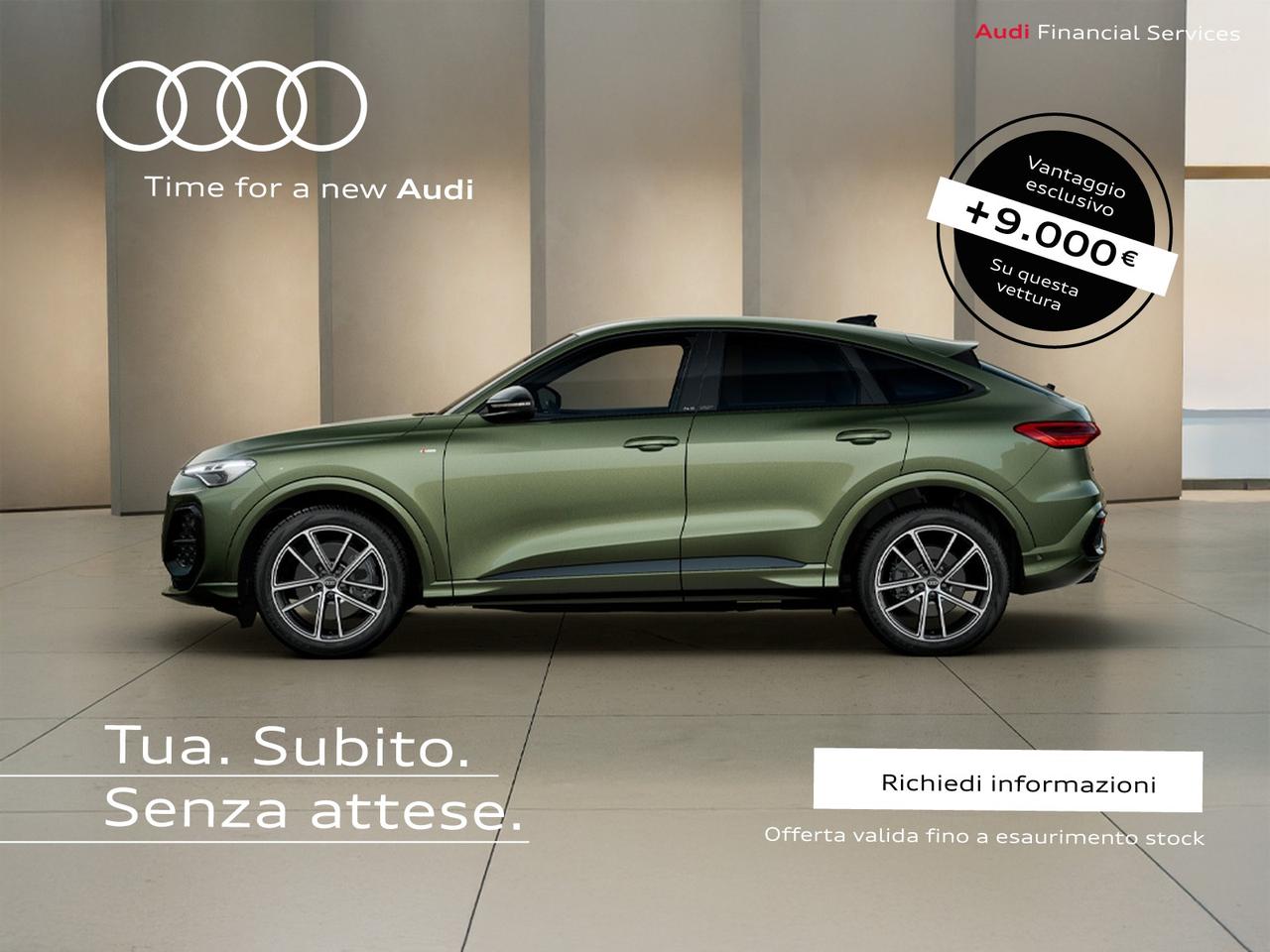 Audi Q5 sportback 2.0 tdi mhev+ s line edition quattro 204cv s-tronic