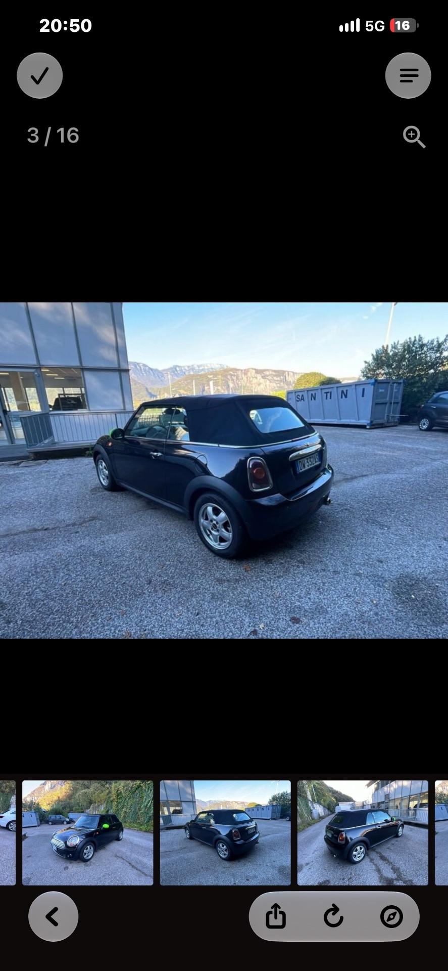 Mini 1.6 16V Cooper Cabrio NEOPATENTATI