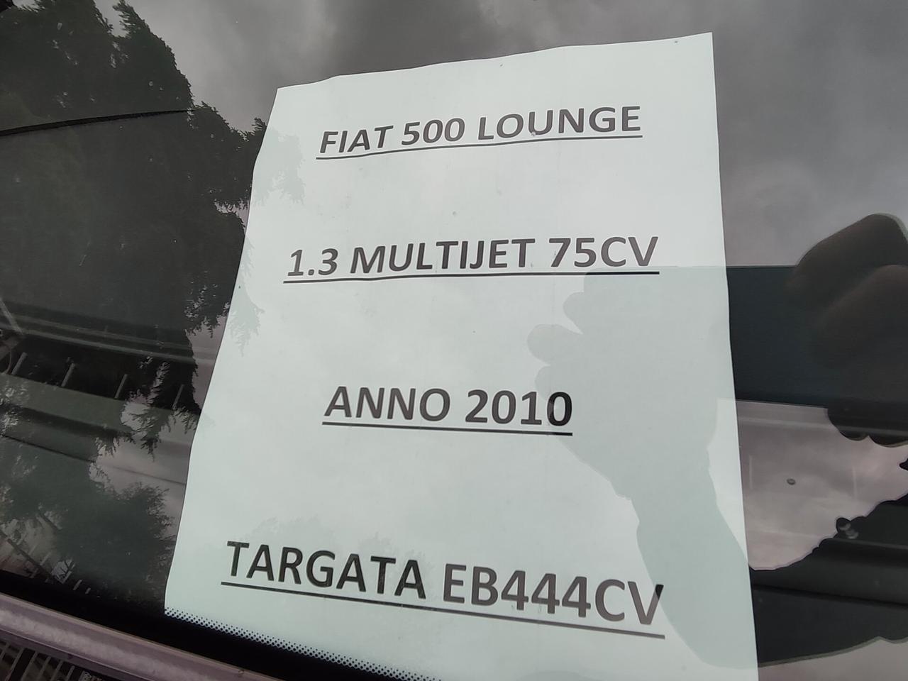 Fiat 500 1.3 Multijet 75 CV Lounge