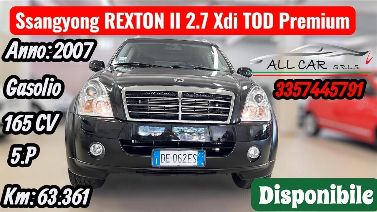 Ssangyong REXTON II 2.7 XDi TOD Premium 4WD