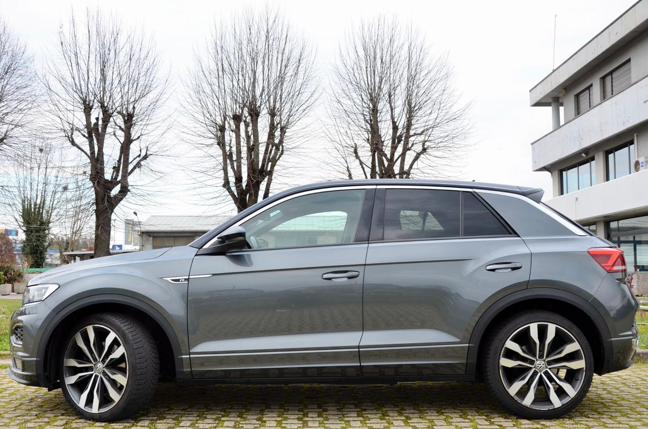 VOLKSWAGEN T-ROC 2.0 TDI R-LINE 4MOTION 150cv DSG, UFF ITALIANA, SERVICE VW, FULL LED, NAVI, LUCI AMBIENTE, 19", PERMUTE
