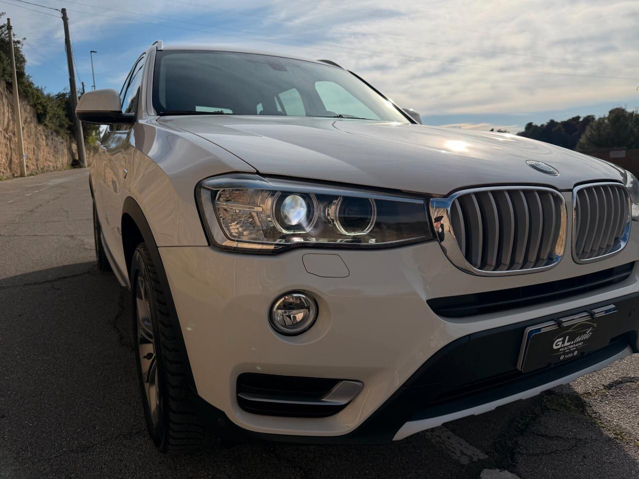 BMW X3 X-LINE/2.0 X-Drive 190CV/CERCHI 18"/PELLE/NAVI