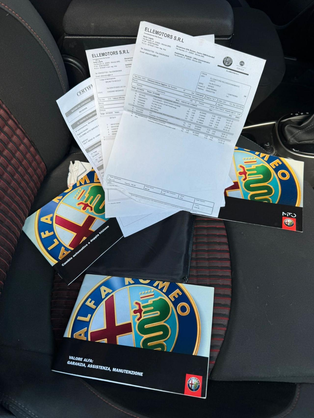 Alfa Romeo MiTo 1.4 T 135 CV TCT S&S Dist. Sport Pack, TAGLIANDI CERTIFICATI, OK NEOPATENTATI, AUTOMATICA