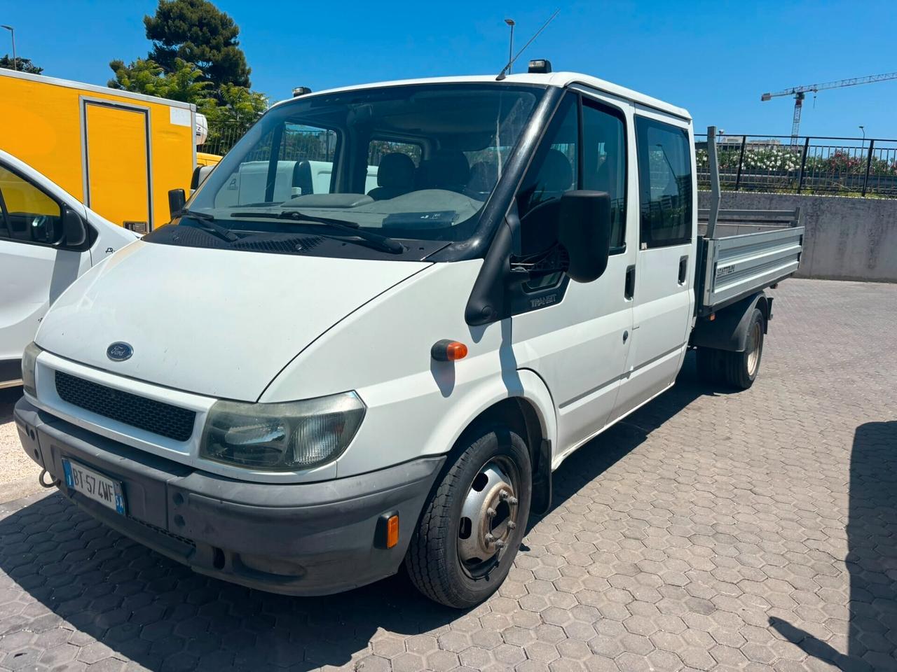 Ford Transit 2.4 TDCi |Doppia Cabina 6 Posti | Cassone Fisso