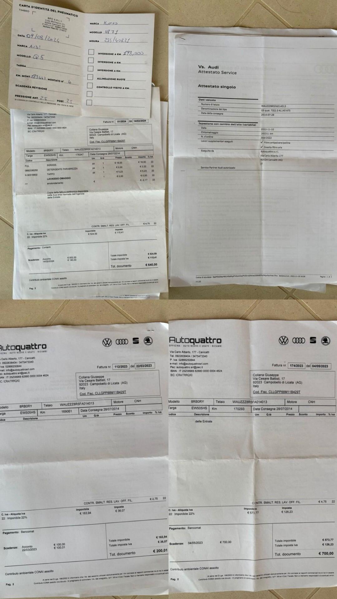 Audi Q5 2.0 TDI 190 CV S-LINE S tronic STORICO AUDI