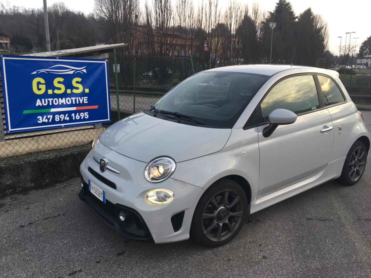 500 Abarth 595 grigio campovolo