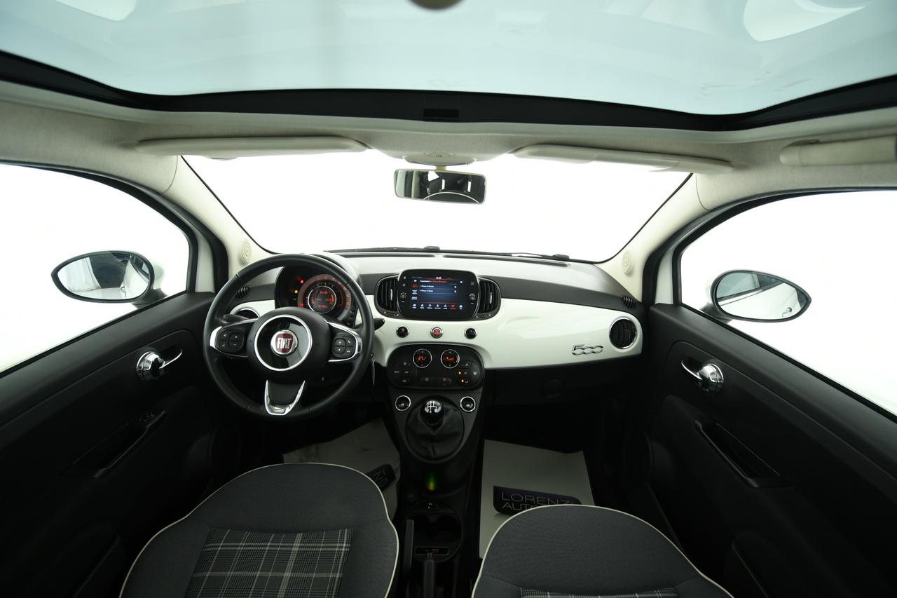 FIAT 500 1.2 Lounge easypower Gpl 69cv TETTO PANO+LED+NEOPATENTATI