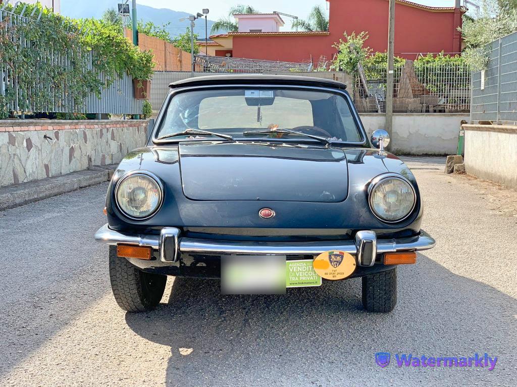 Fiat 850 SPIDER SPORT targa oro Asi