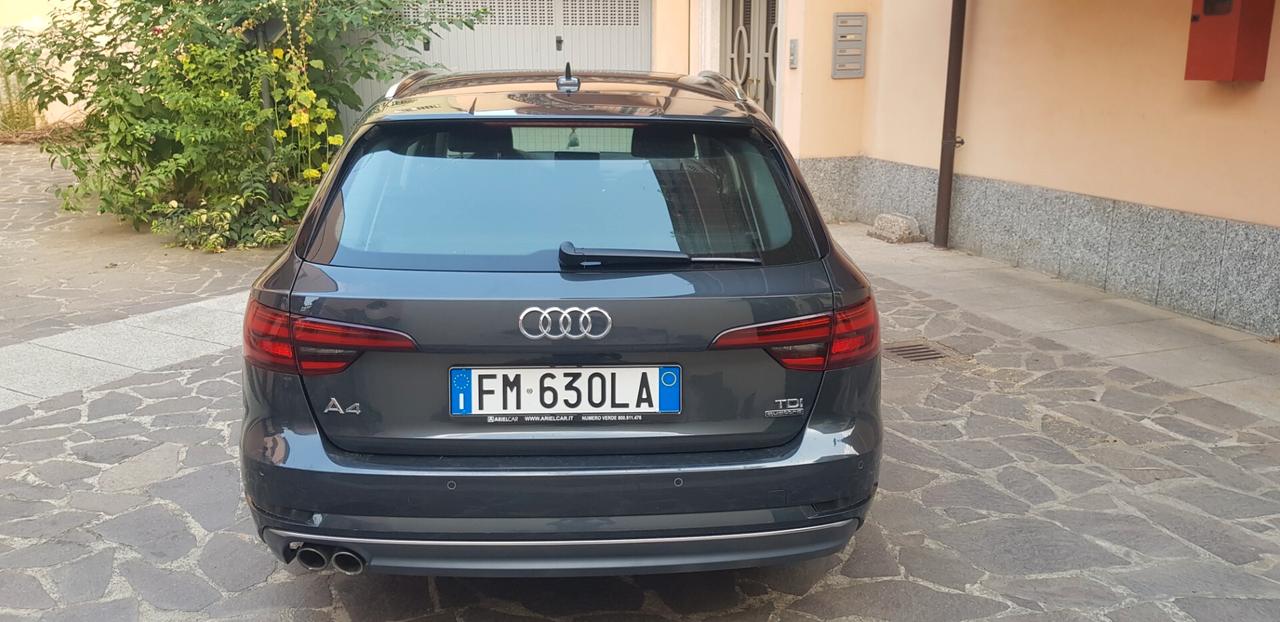 Audi A4 diesel 2.0 cilindrata 4×4 anno 2017 euro6b