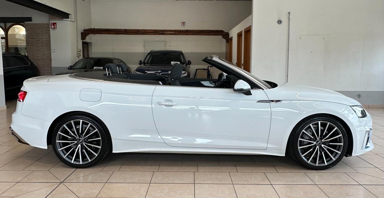 AUDI A5 CABRIO 40TDI S-LINE S-TRONIC *MASSAGGI*LUCI*CARPLAY*