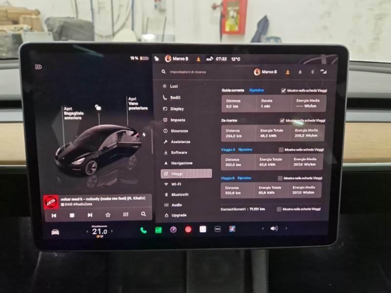 TESLA MODEL 3 75 KWH LONG RANGE DUAL MOTOR AWD 4 PORTE BERLINA