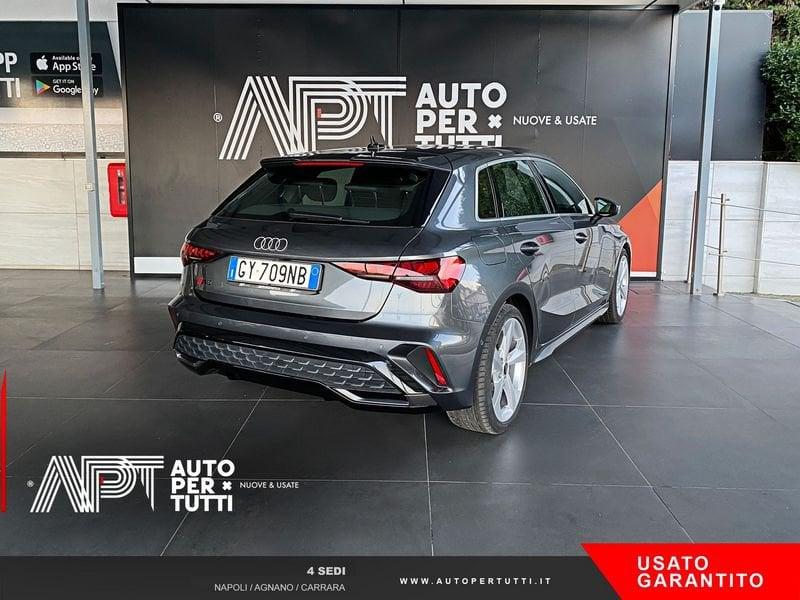Audi A3 A3 Sportback 1.5 tfsi mhev S line edition 150cv s-