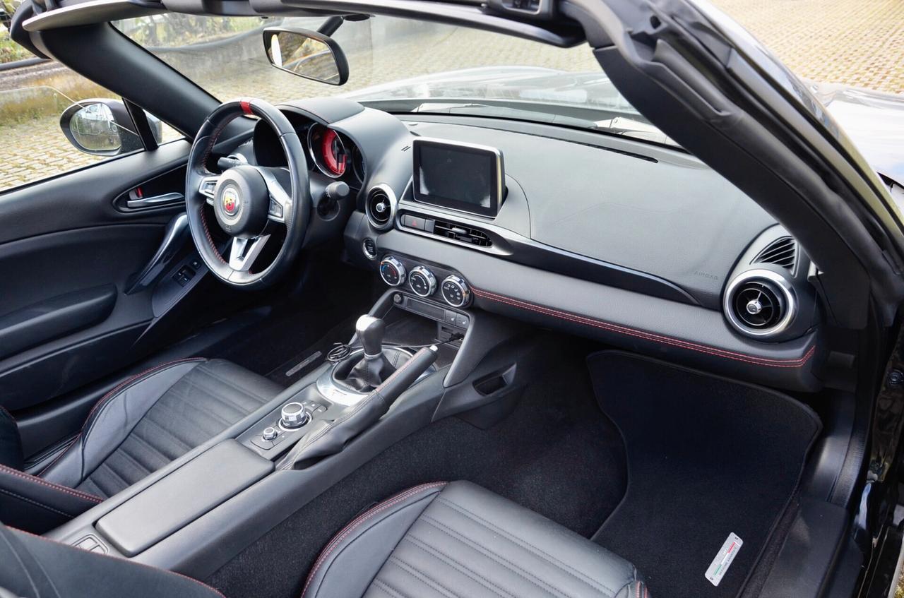 ABARTH 124 SPIDER 1.4 t M.AIR 170cv 70° ANNIVERSARIO, UFF ITALIANA, SERVICE DIMOSTRABILI, HI-FI BOSE, PELLE TOTALE, SCARICO RECORD MONZA, PERMUTE