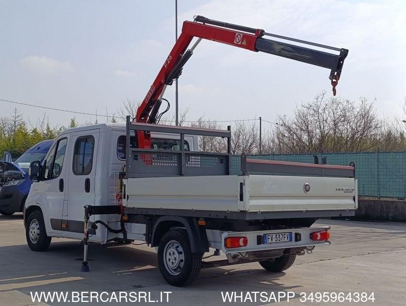 Fiat Ducato MAXI 35 LH1 2.3 Multijet 130CV 6M D.Cab.*GRU FASSI*CASSONE FISSO*