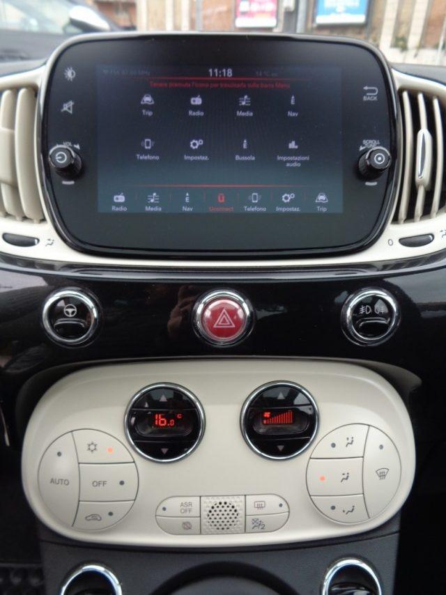 FIAT 500 1000 HYBRID 70 CV NAVI CARPLAY CLIMAUTO PDC TETTO