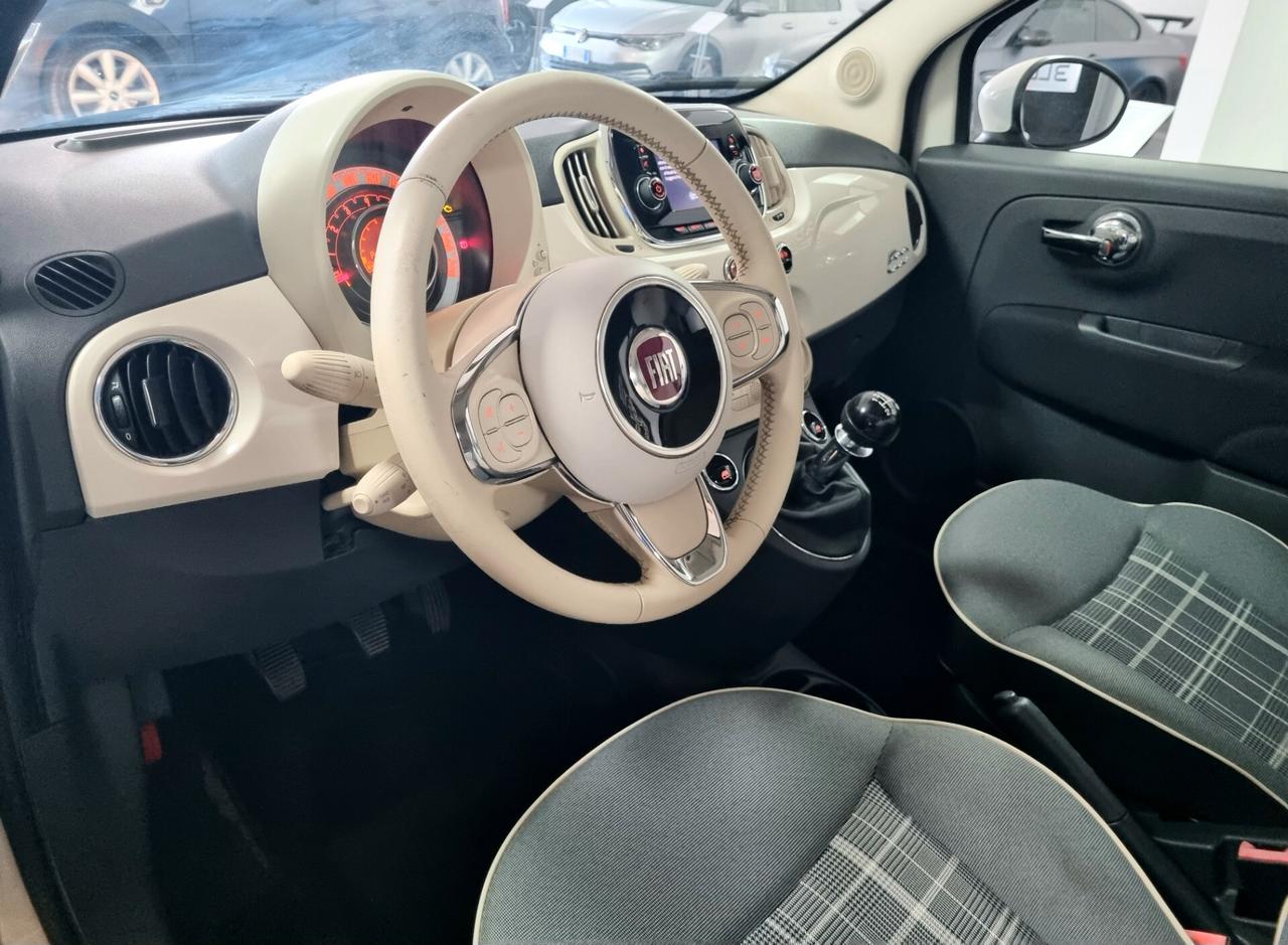 FIAT 500 1.2 BENZINA 69CV LOUNGE NEOPATENTATI