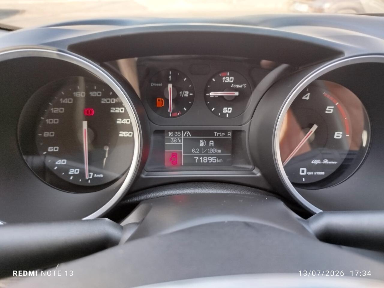 GIULIETTA 1.6jtdm-120cv *PREZZO VERO* TAGLIANDI ALFA- SENSORI-BLUETOOTH