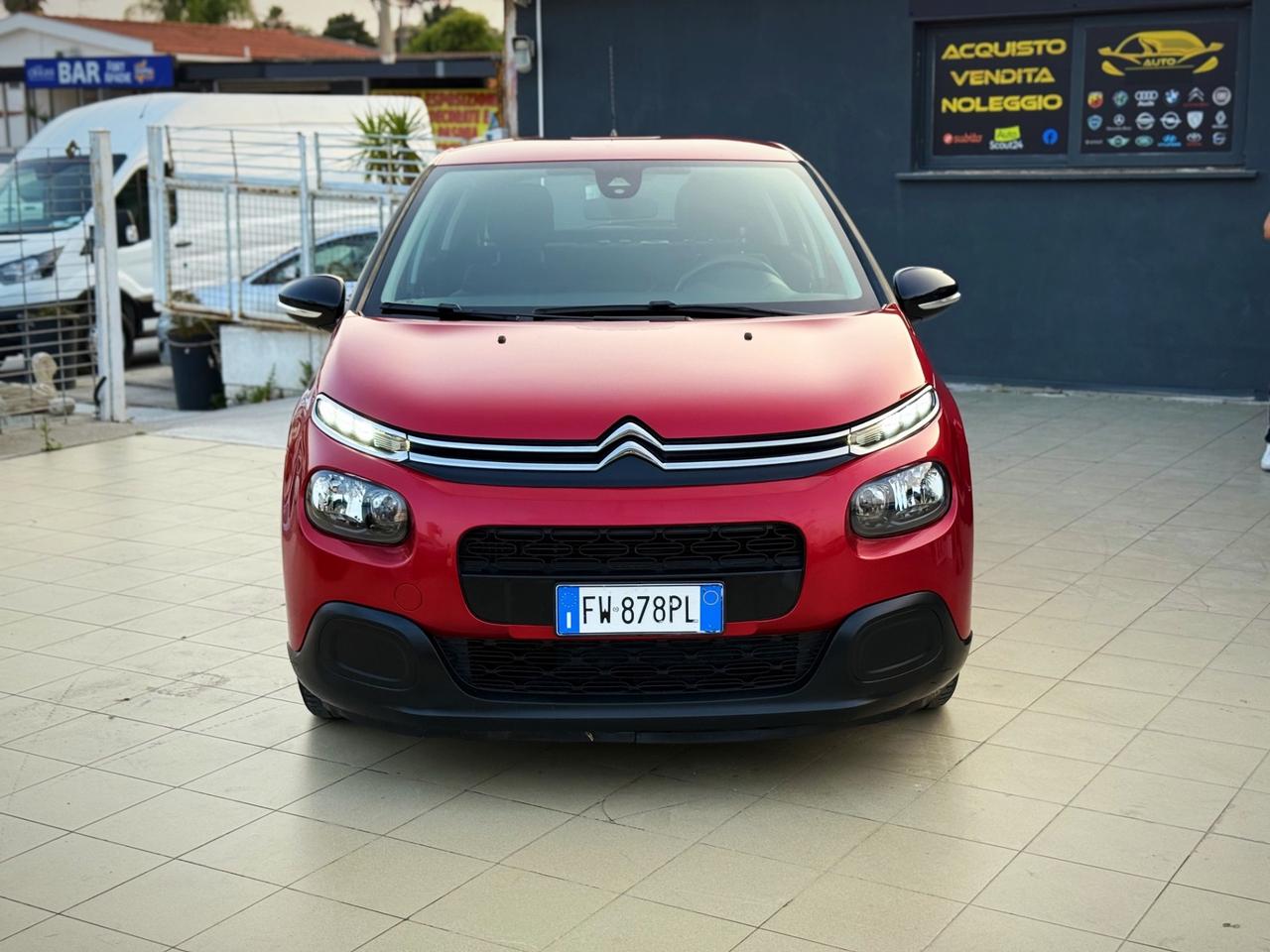Citroen C3 BlueHDi 100 S&S Van Feel 4 Posti Unico Proprietario Garanzia 12 Mesi