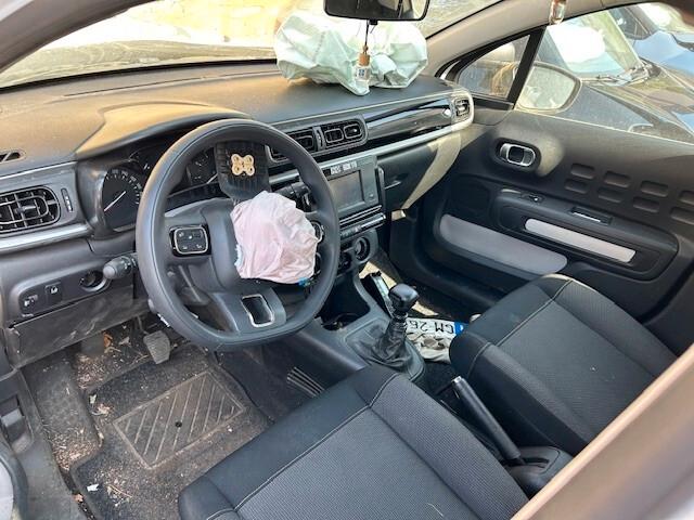 Citroen C3 2023 sinistrata incidentata