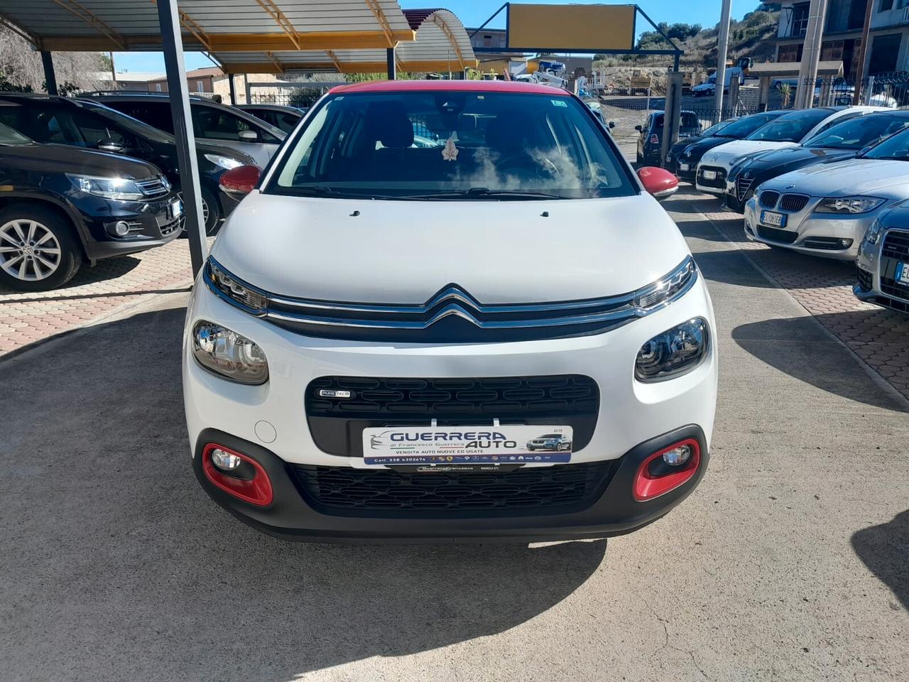 Citroen C3 PureTech 82 Feel KM144MILA ADATTA X NEO PATENTATI B-COLORE UNIC.PROP